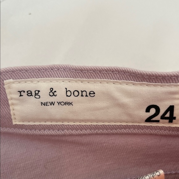 NWT Rag & Bone Peach/Lilac  High Rise Skinny Jeans - Picture 9 of 12